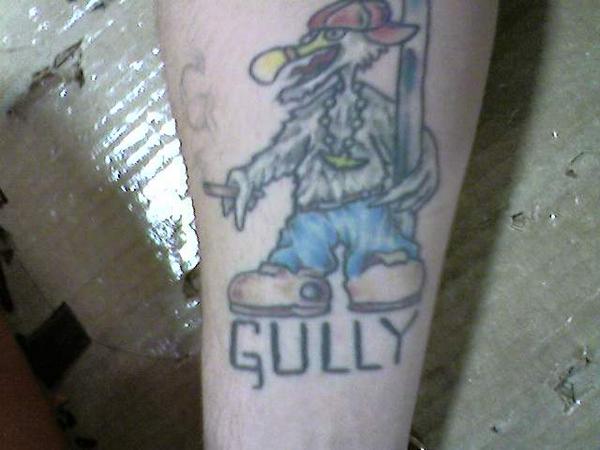 His tattoo 